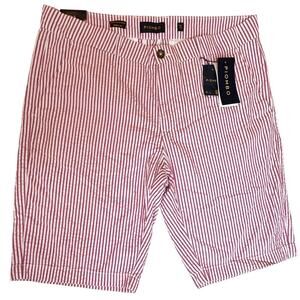 Piombo Striped Seersucker Shorts 38